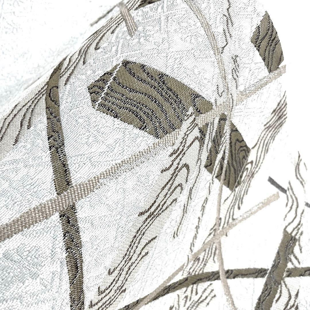 専用帯6190 ●人間国宝 加賀友禅作家 木村雨山 高級 正絹 落款 六通 袋帯