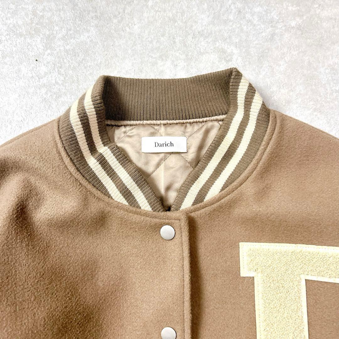 ダーリッチ　darich Dスタジャン　モカ　オーバーサイズ