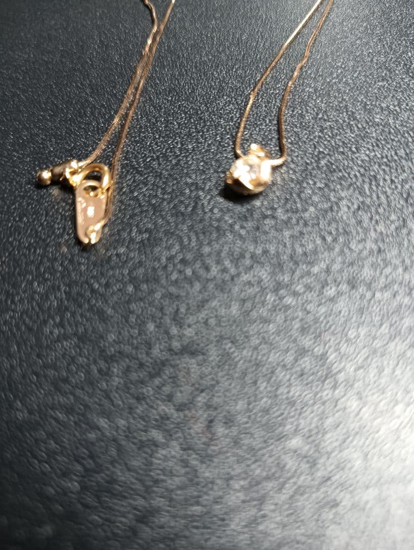 新品ダイヤモンド　１８金ゴールドネックレス