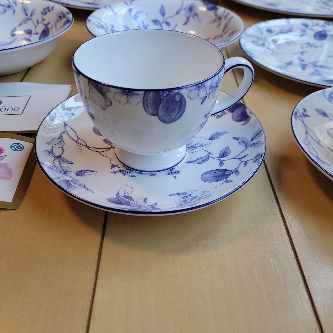 ウェッジウッド　ブループラム　食器セット　ボウル　大プレート　プレート