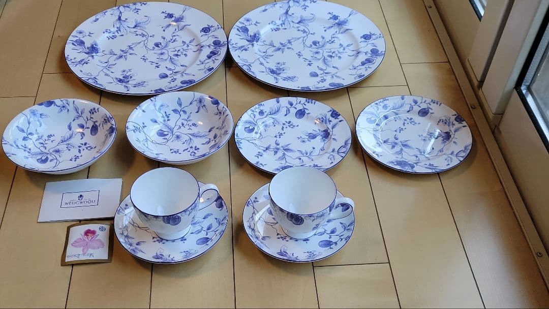 ウェッジウッド　ブループラム　食器セット　ボウル　大プレート　プレート