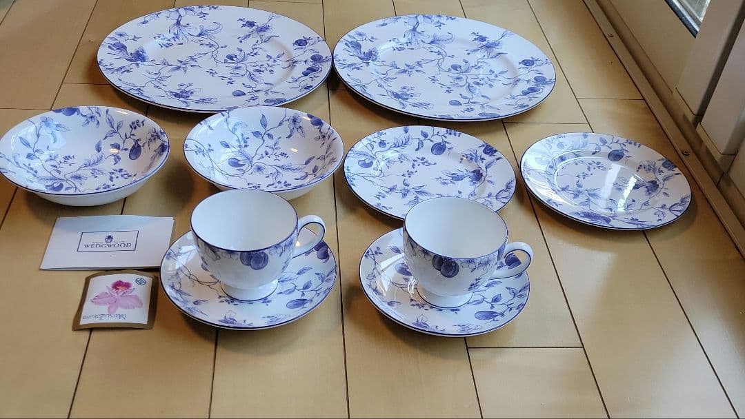 ウェッジウッド　ブループラム　食器セット　ボウル　大プレート　プレート