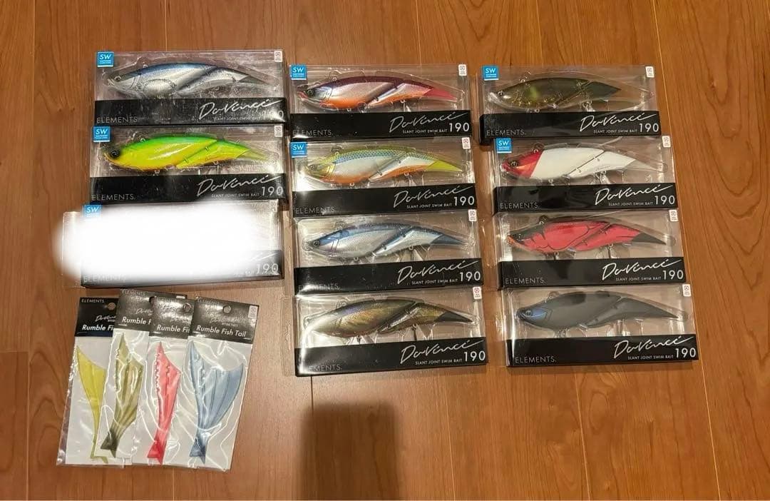 ダヴィンチ190 10個セット　ランブルフィッシュテール