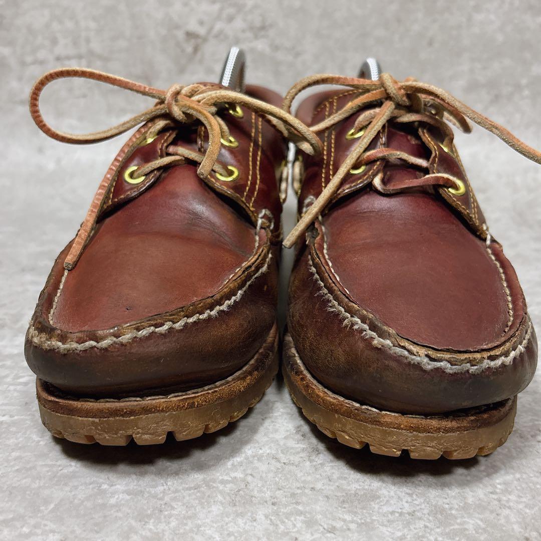 人気 ティンバーランド 3eye バーガンディ デッキシューズ アメカジ 27