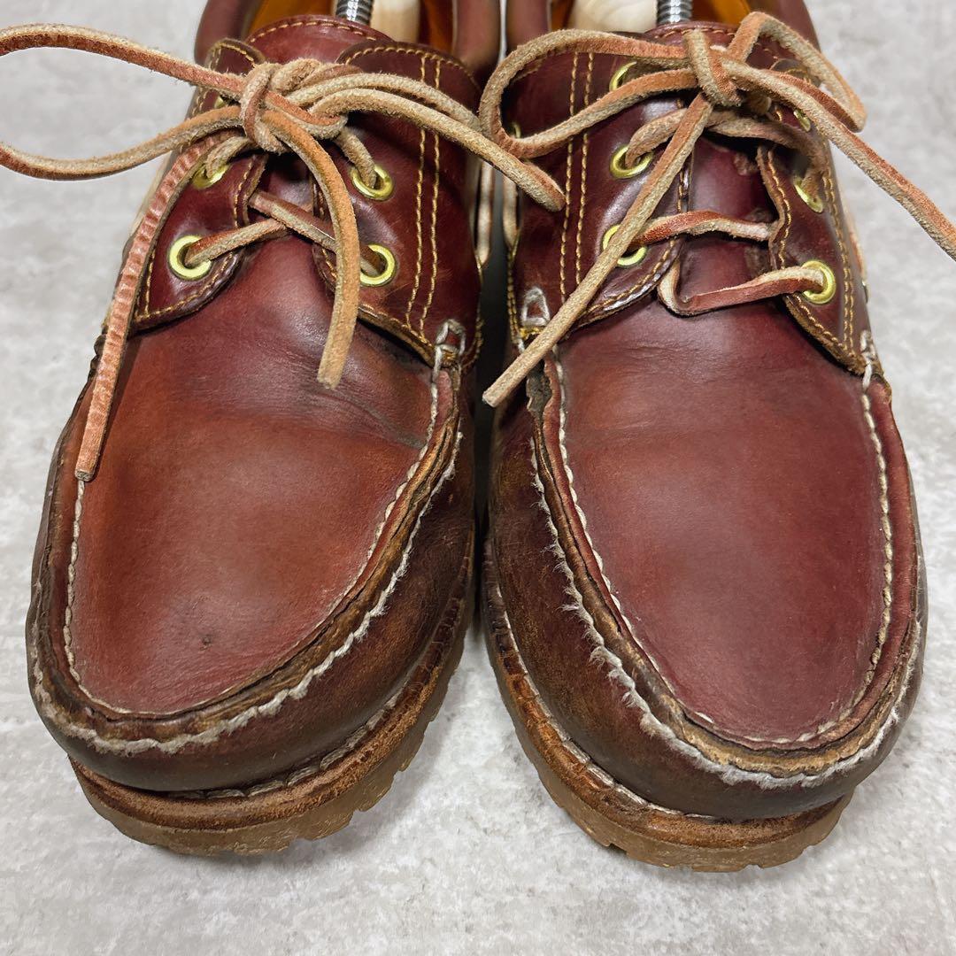 人気 ティンバーランド 3eye バーガンディ デッキシューズ アメカジ 27