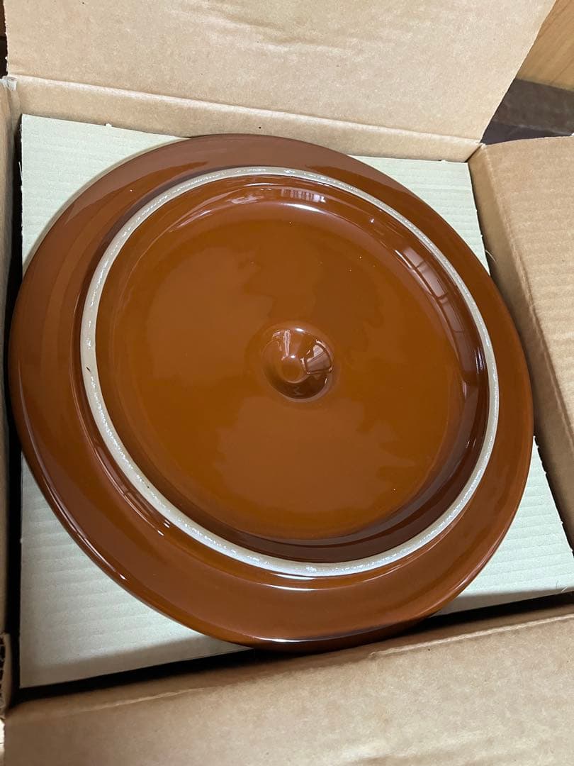 常滑焼 久松 かめ 切立蓋付 8号（日本製）