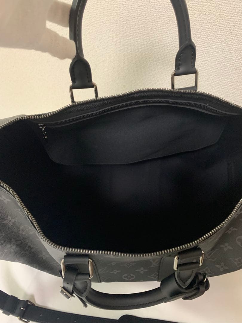 未使用ルイヴィトンキーポルバンドリエール45モノグラム エクリプスボストンバッグ