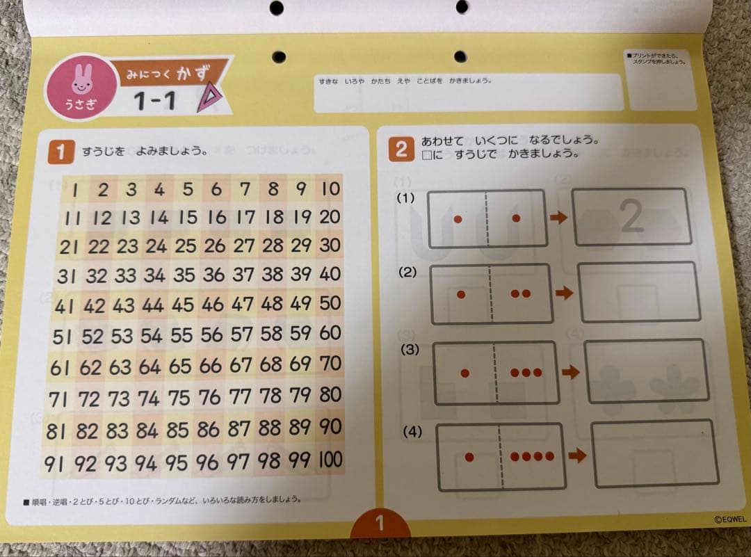 [未記入]たのしいシリーズ すくすくドリル うさぎ10冊セット