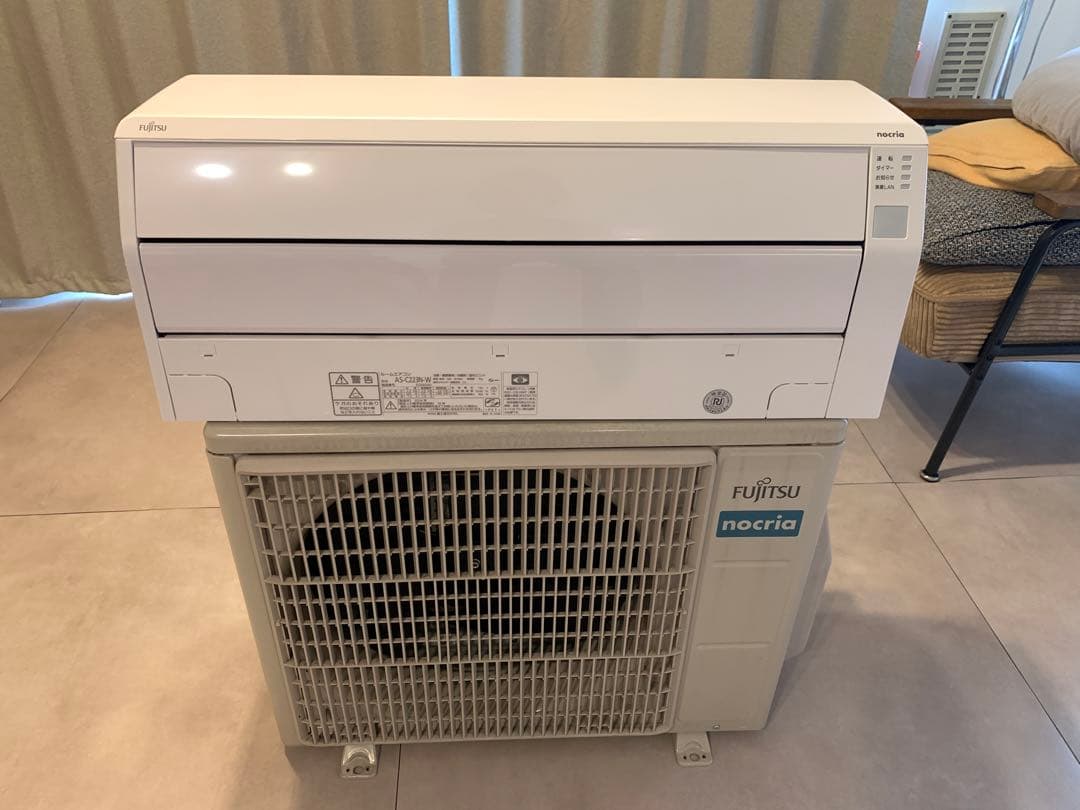 美品|2024年製富士通2.2kwエアコンセット|お買い得