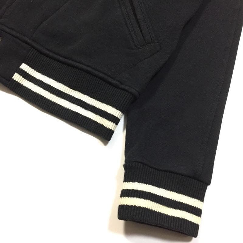 美品 US Ｍ ポロ ラルフローレン Pパッチ フリース ベースボールジャケット