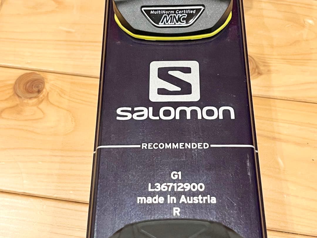 【新品未使用】サロモン Q90 MNC スキー板&ビンディング　2点セット