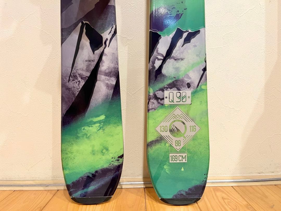 【新品未使用】サロモン Q90 MNC スキー板&ビンディング　2点セット