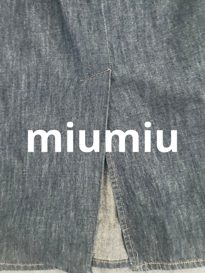 【miumiu】ミュウミュウ デニムワンピース サイズ42