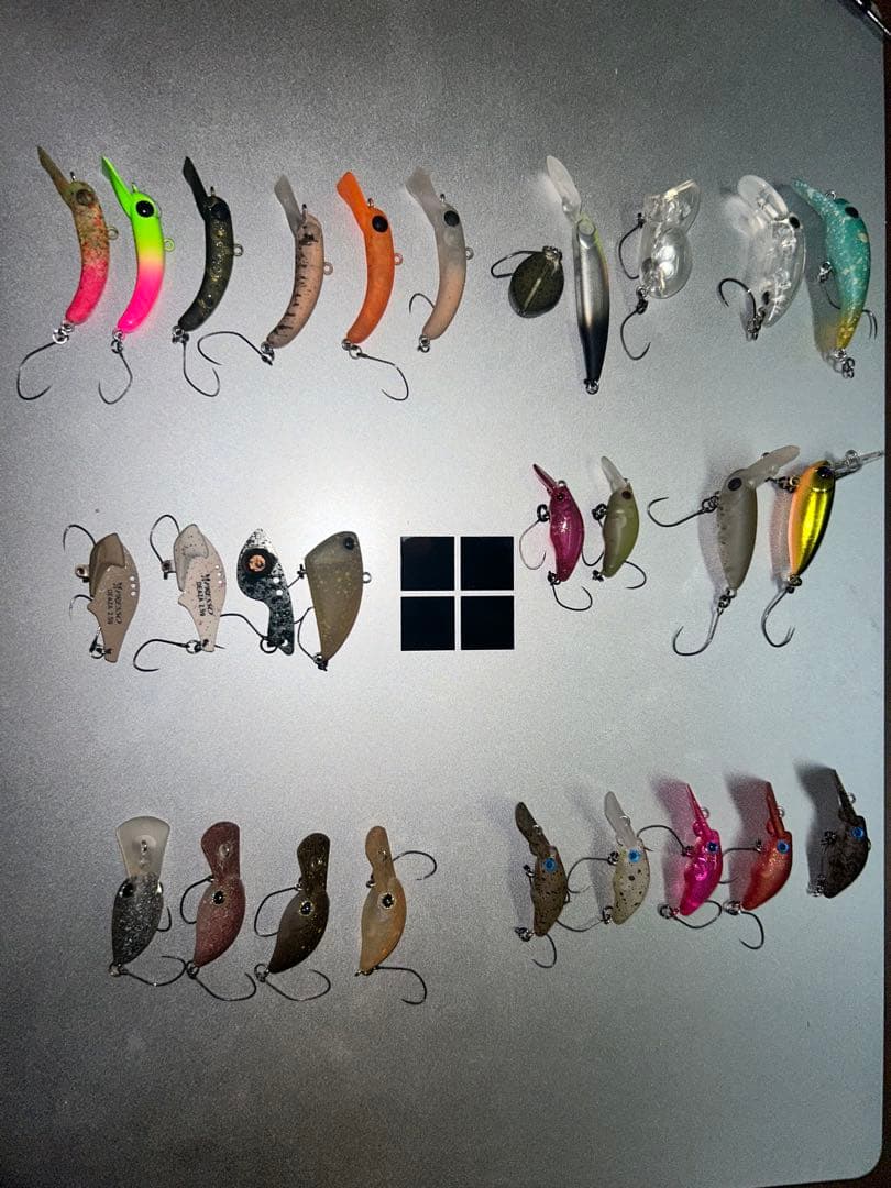 管釣り引退ルアー ウッサ　さかさニョロ　チビパニ　ダンゴウオ 団子魚　ナイアス