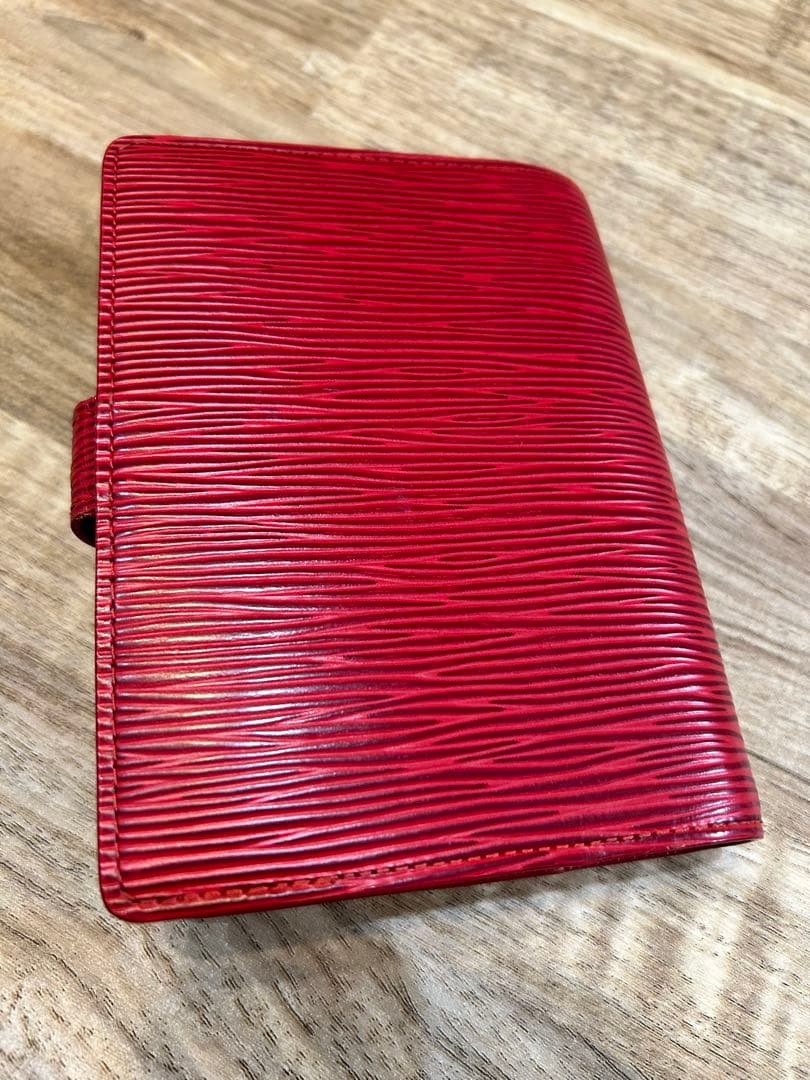 LOUIS VUITTON 手帳カバー アジェンダPM レッド