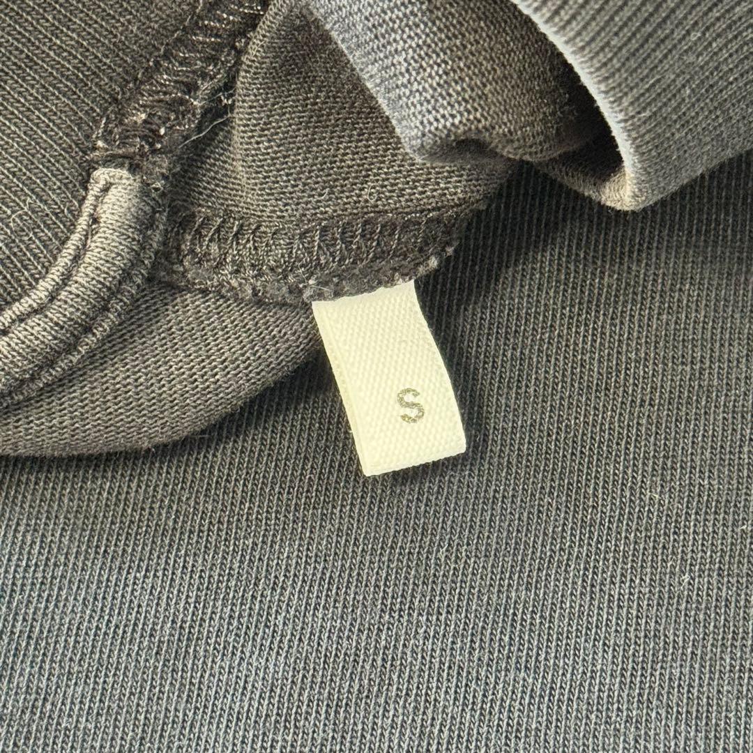 Ami Paris 黒 長袖Tシャツ ロンT 刺繍 アミパリ