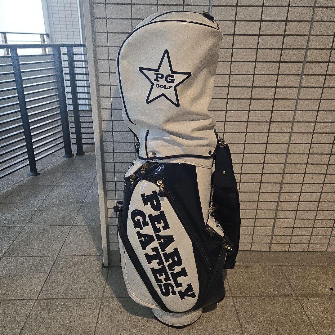 も*ち様 PEARLY GATES/ パーリーゲイツ キャディバッグ ホワイト/