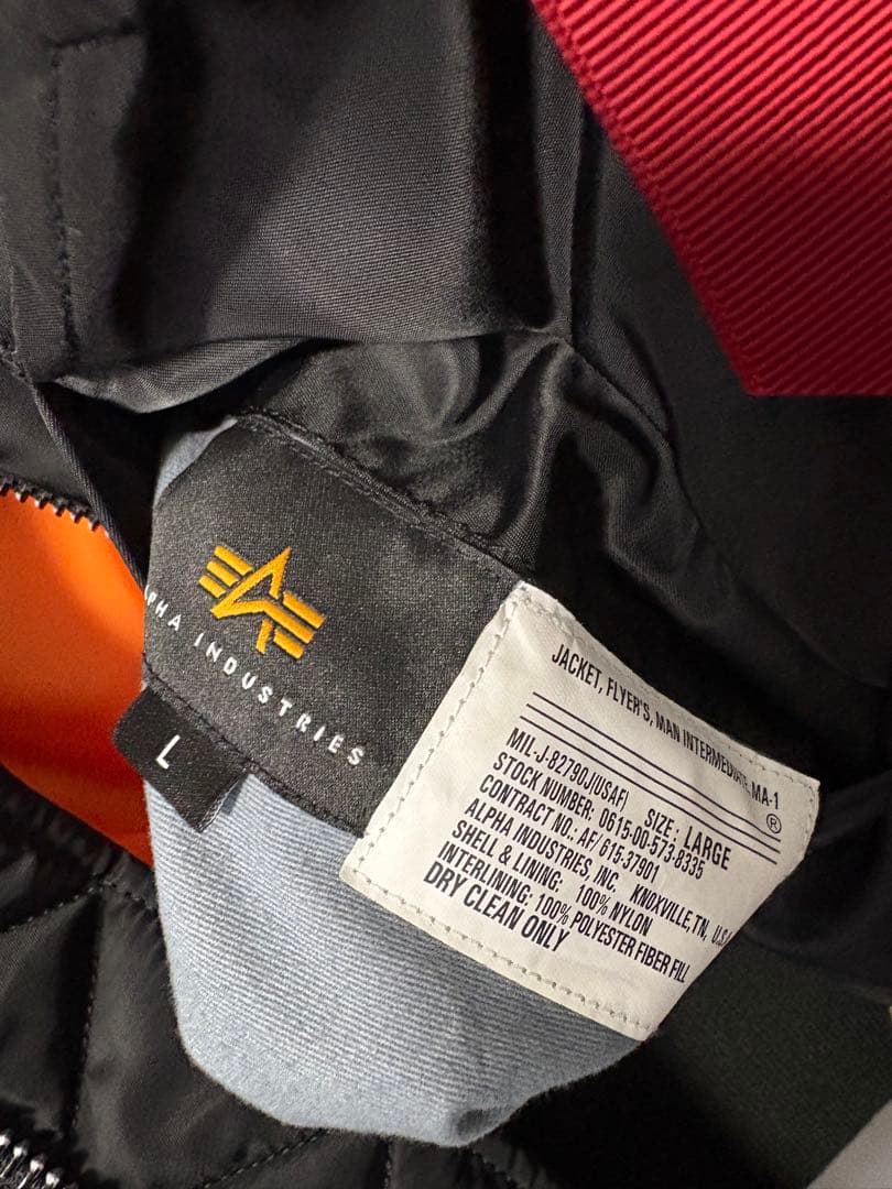 ALPHA社 アルファ MA-1 タイトジャケット フライトジャケット
