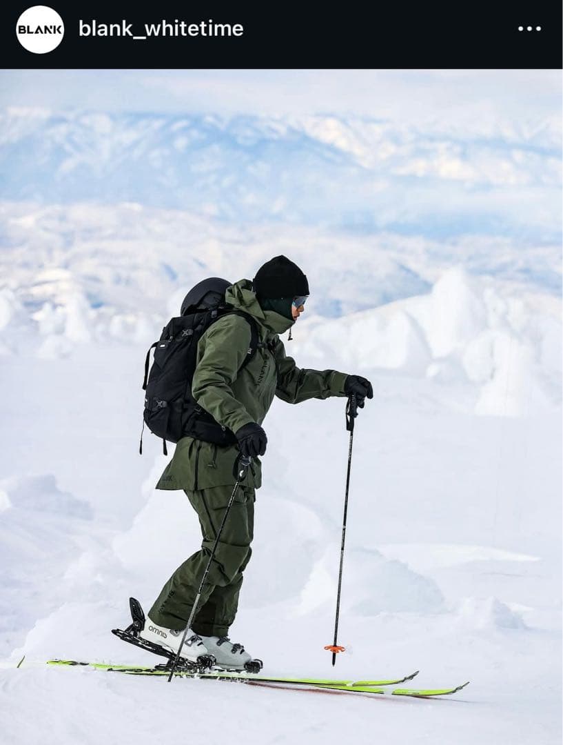 BLANK スキーウェア　ジャケット　ヴェクターグライド　ブラック