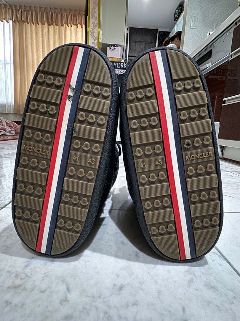 Moncler ハイカットブーツ グレー/ブラック