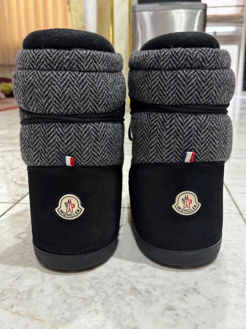 Moncler ハイカットブーツ グレー/ブラック