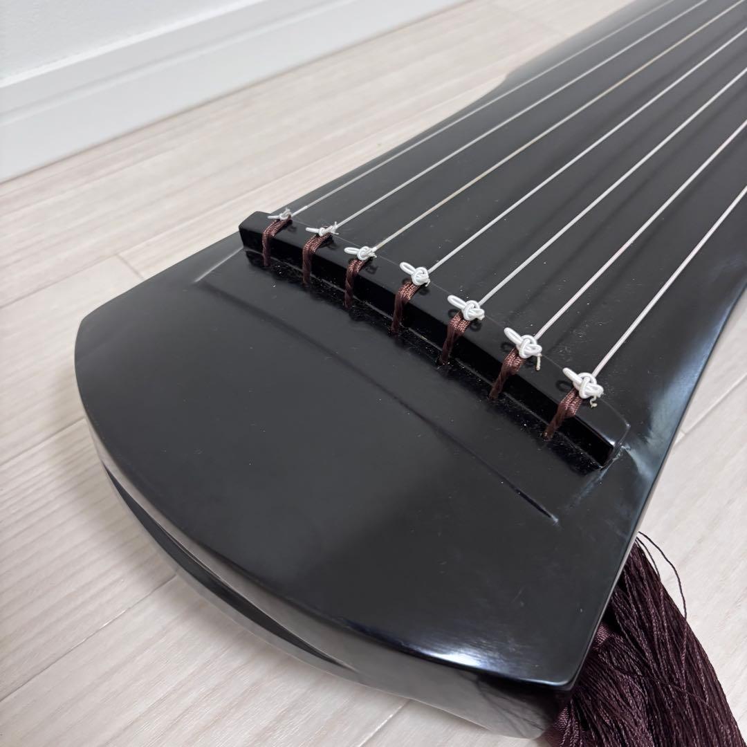 高級 中国箏 お琴 古琴　7弦　収納袋付き