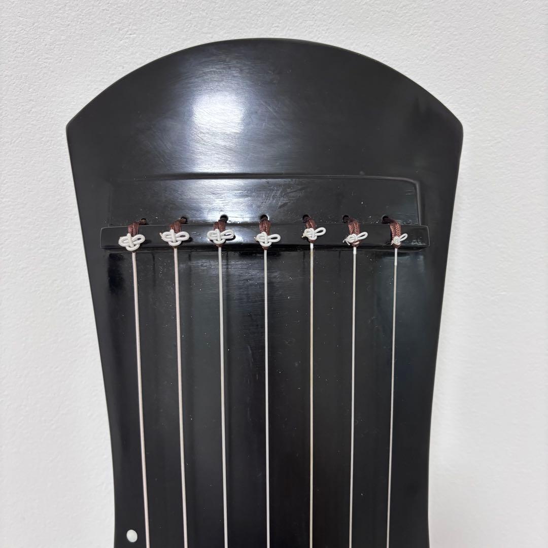 高級 中国箏 お琴 古琴　7弦　収納袋付き