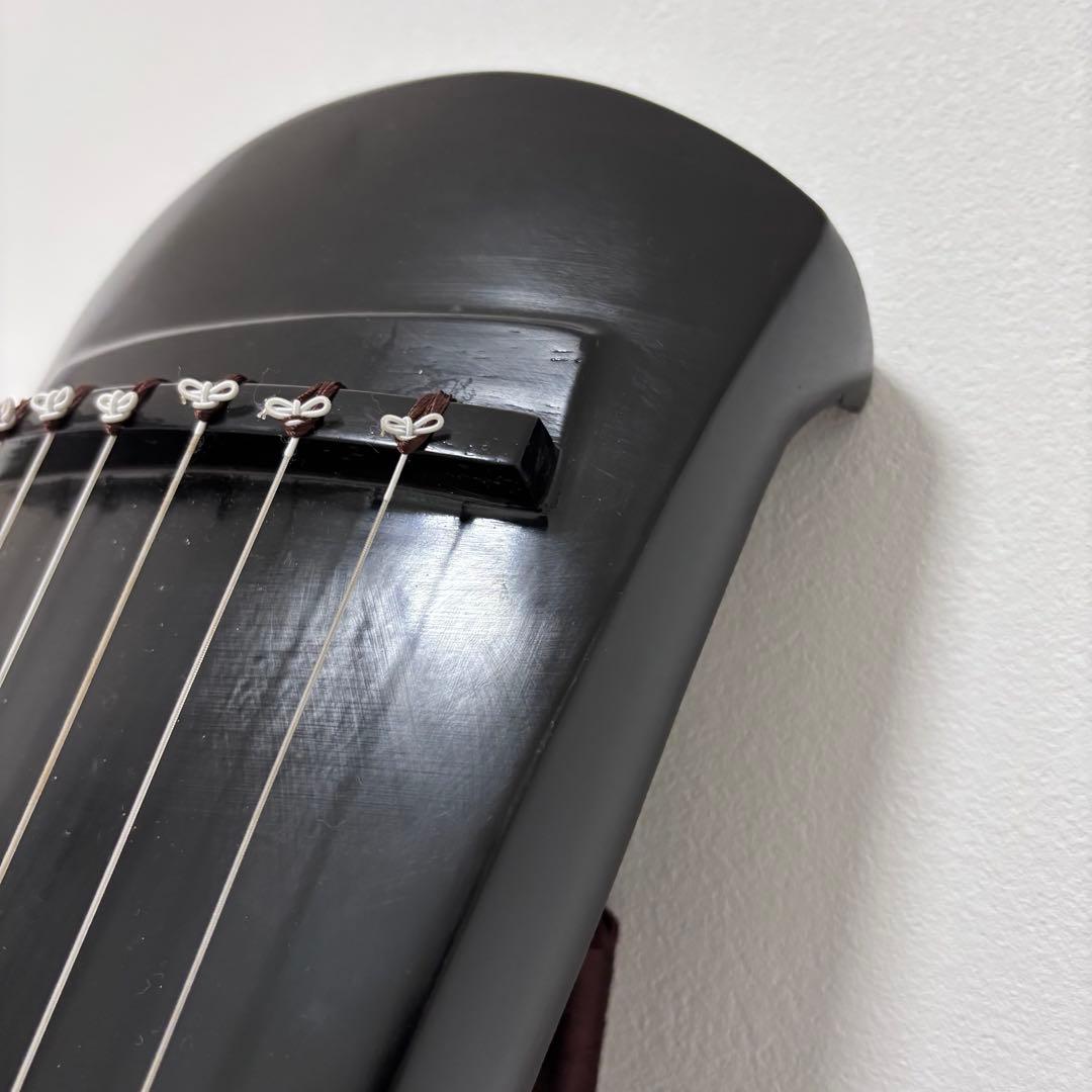 高級 中国箏 お琴 古琴　7弦　収納袋付き