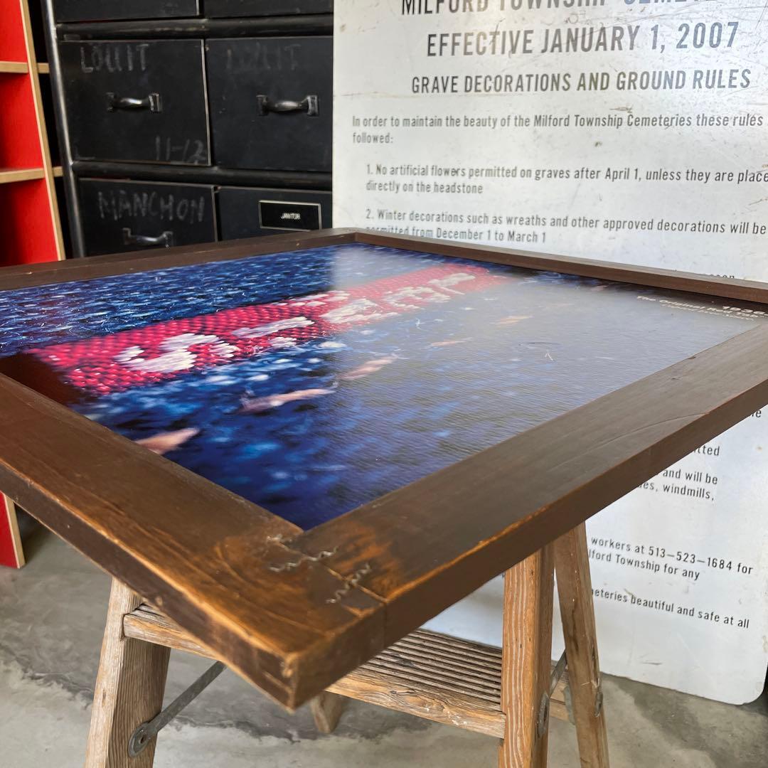 【希少品】レア LEVI’S 店舗什器 木製 看板 ポスター リーバイス 古着屋