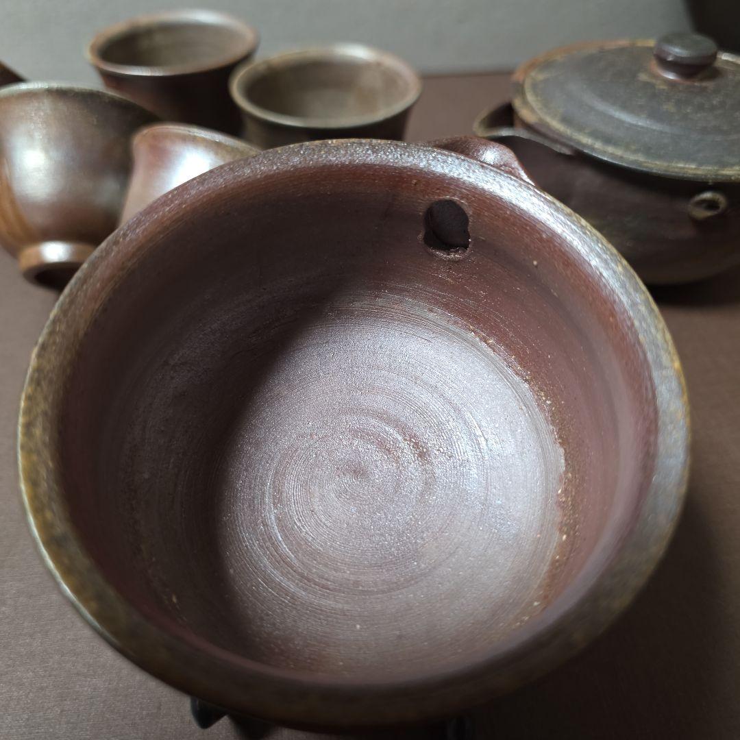 備前焼　煎茶器揃