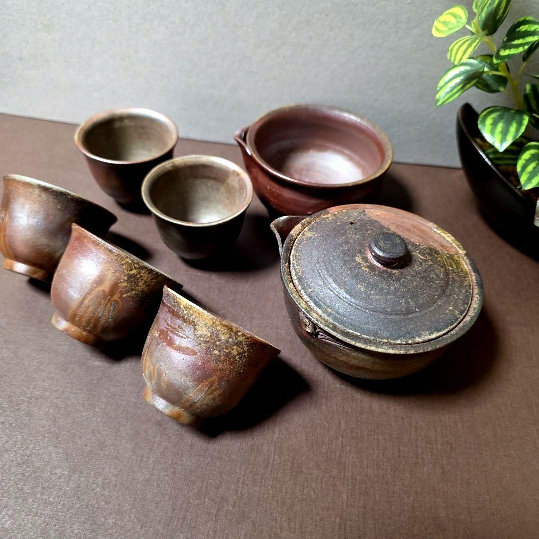 備前焼　煎茶器揃