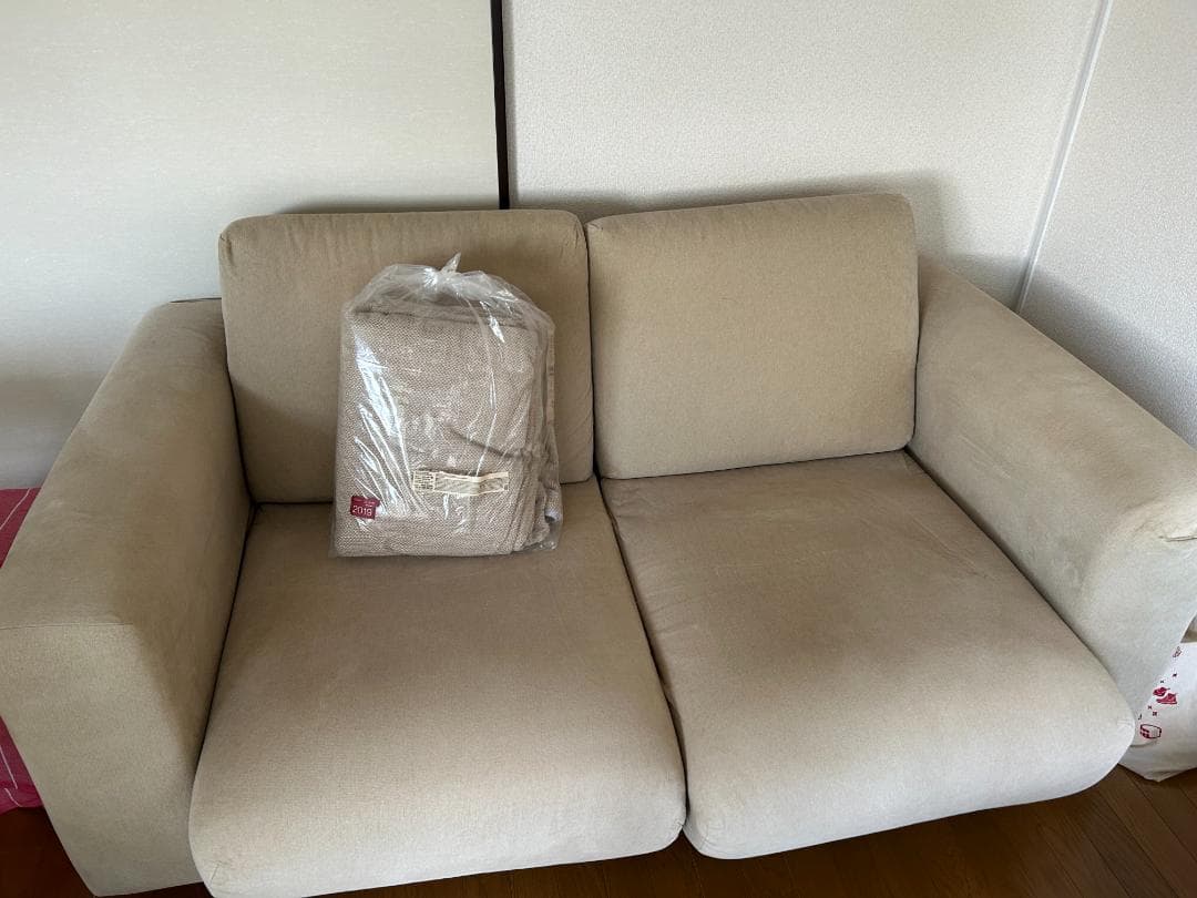 無印良品・ソファカバー（2シーター・ポケットコイル）