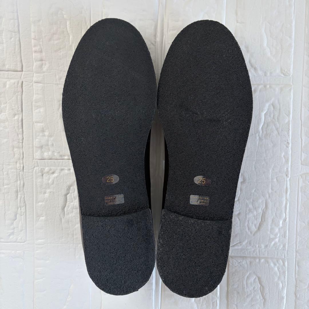 未使用品　マーガレットハウエル　フラットシューズ　ダークブラウン　25.0㎝