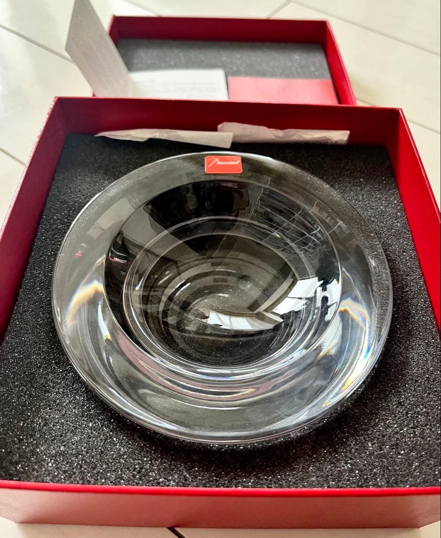 Baccrat バカラ アッシュトレイ ベガ クリスタルガラス 未使用