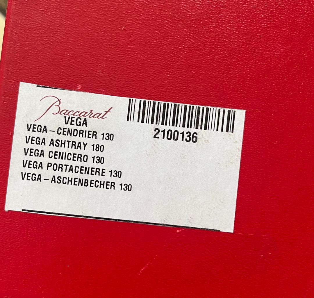 Baccrat バカラ アッシュトレイ ベガ クリスタルガラス 未使用