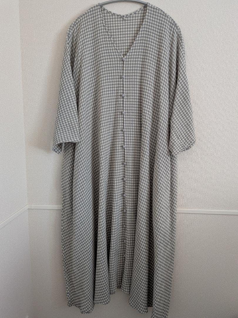 未使用　ヨーガンレール　綿ちぢみ　チュニックワンピース　ババグーリ