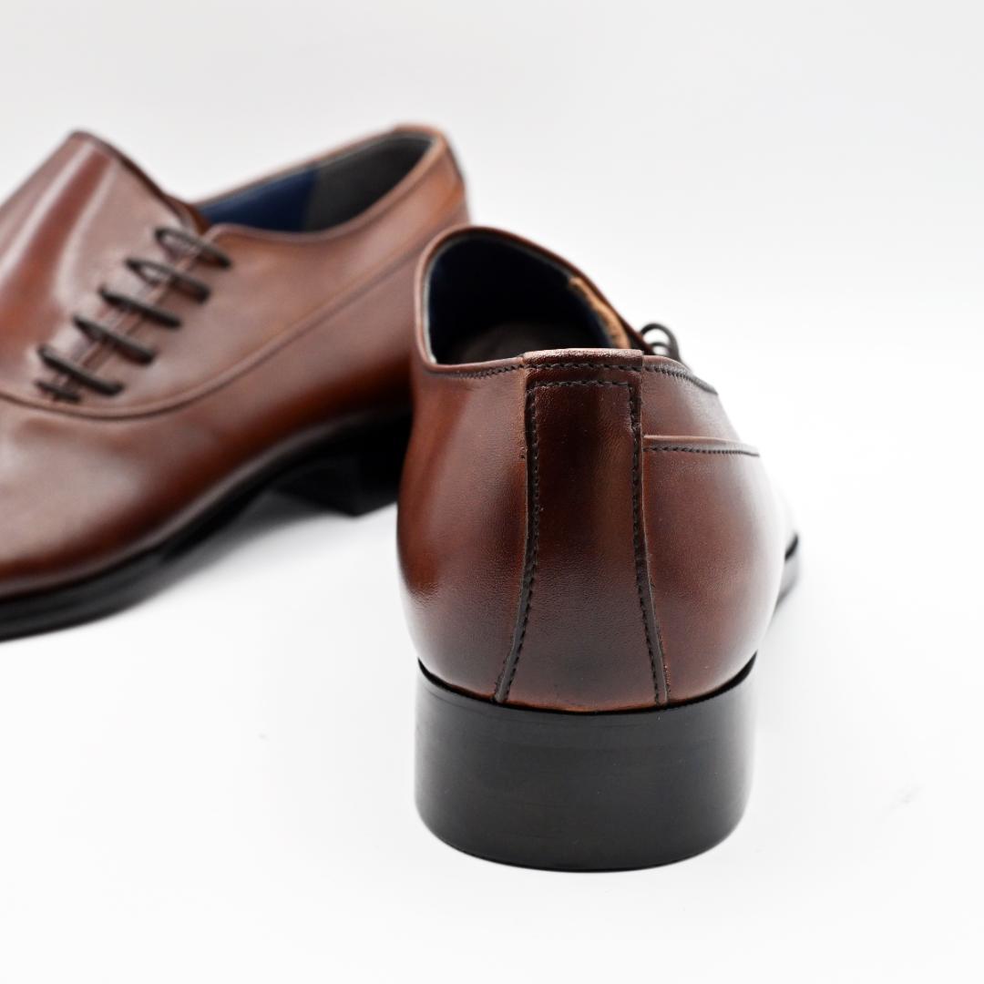 ANTONIO RUFO サイドレース 牛革キップ BR ラバーソール 26.5