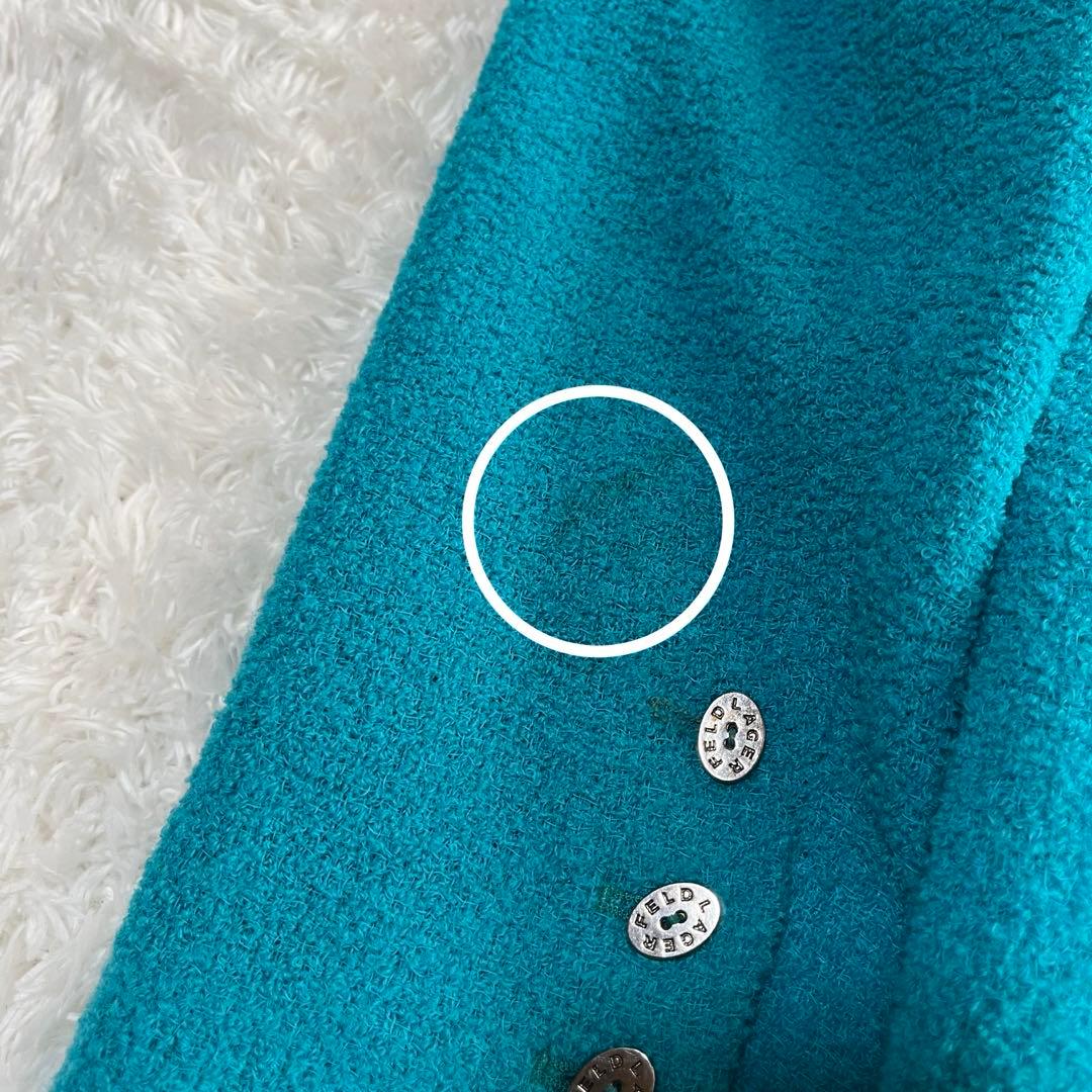 希少♡ フランス製　LAGARFELD ラガーフェルド　ジャケット　ブークレ