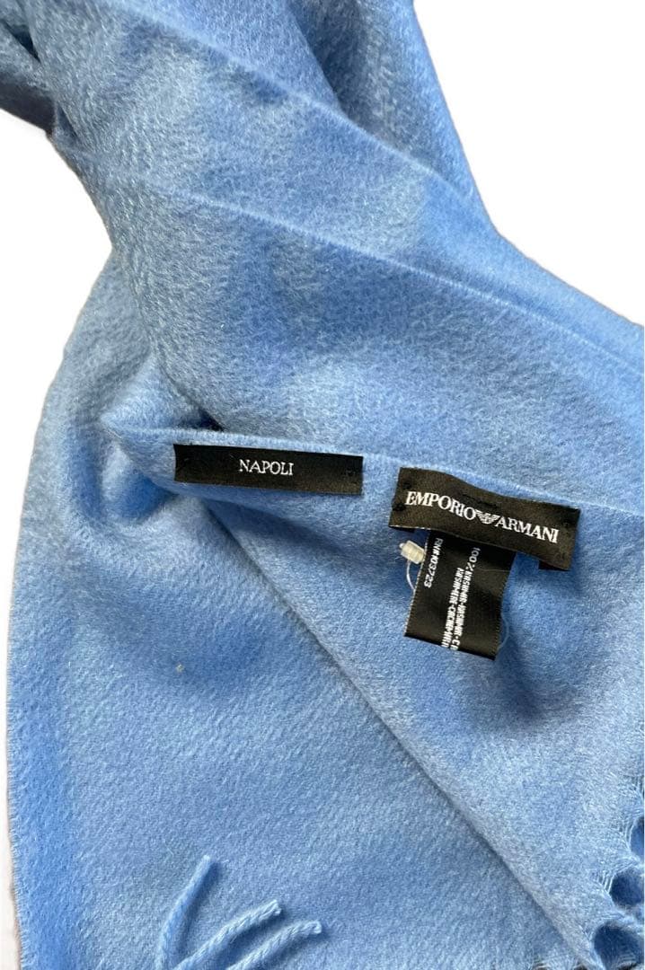 ゆ*読様 新品 EMPORIO ARMANI マフラー カシミヤ100% アルマ