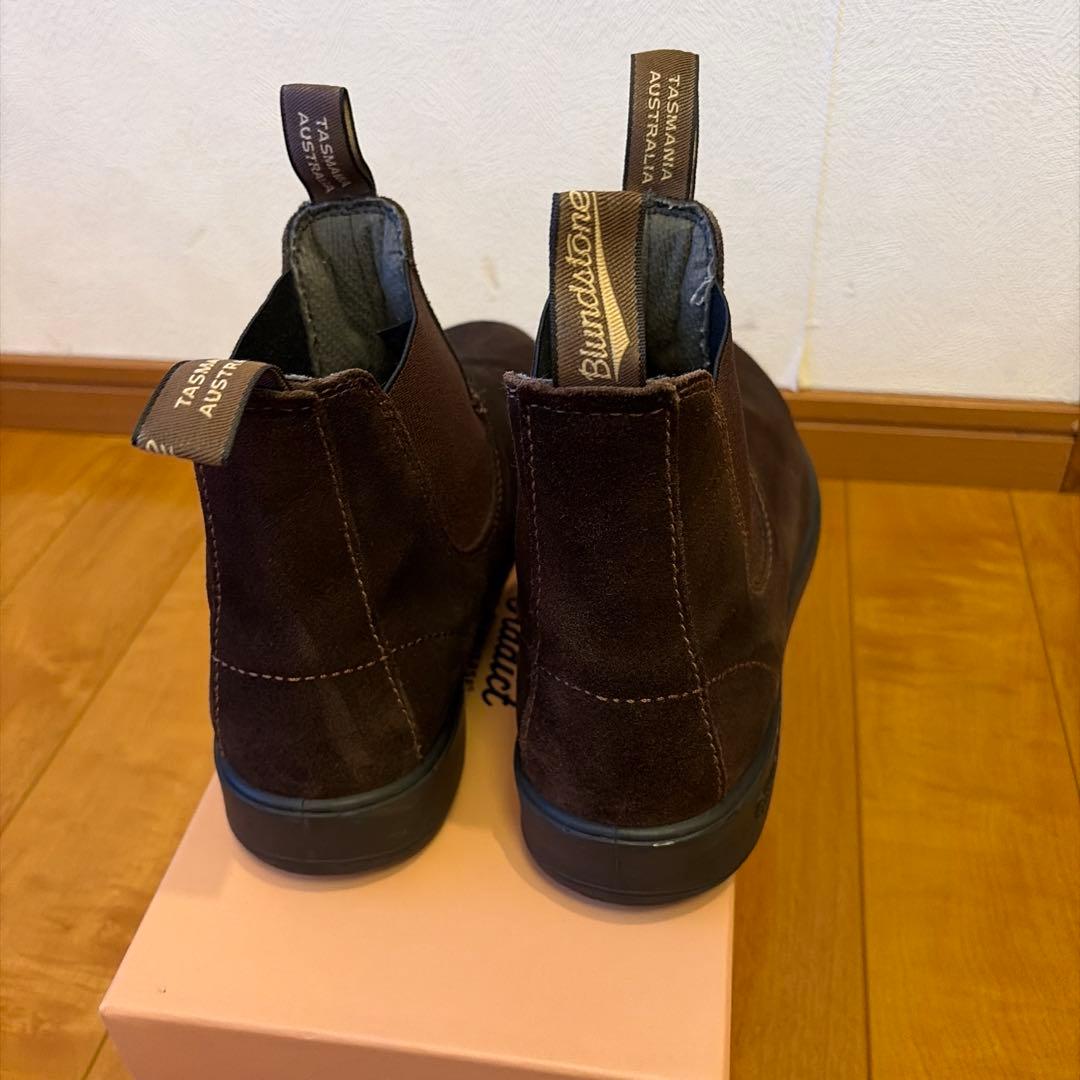 Blundstone ダークブラウン サイドゴアブーツ10