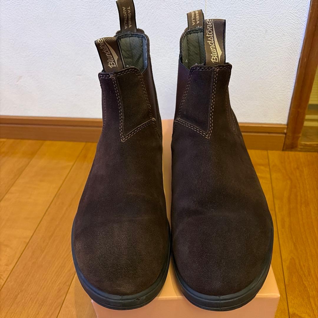Blundstone ダークブラウン サイドゴアブーツ10