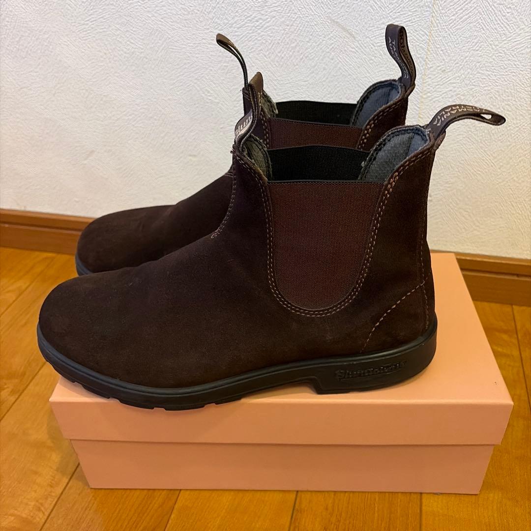 Blundstone ダークブラウン サイドゴアブーツ10
