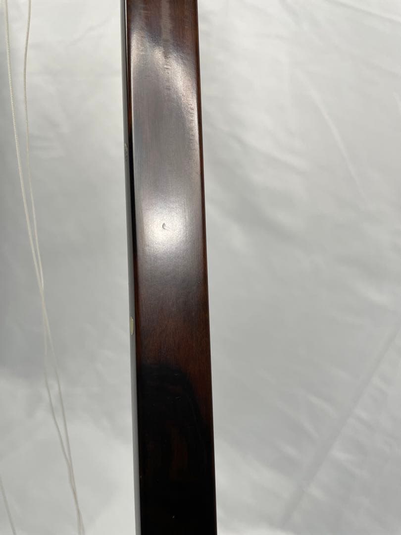 沖縄三線 宮古木工芸 本皮1枚張り 上等黒檀