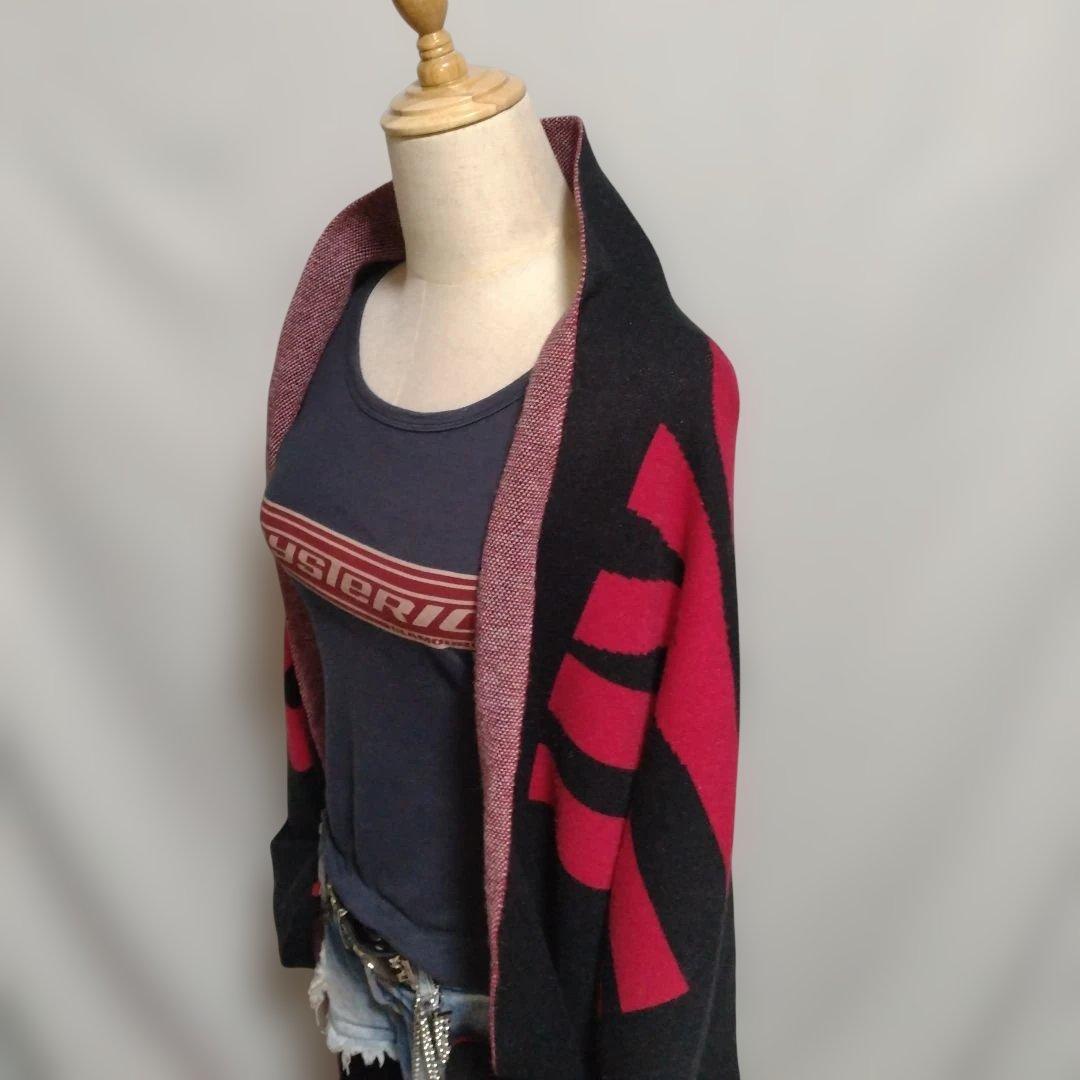 希少 ヒステリックグラマー VIXENGIRLジャガード ショールカーディガン