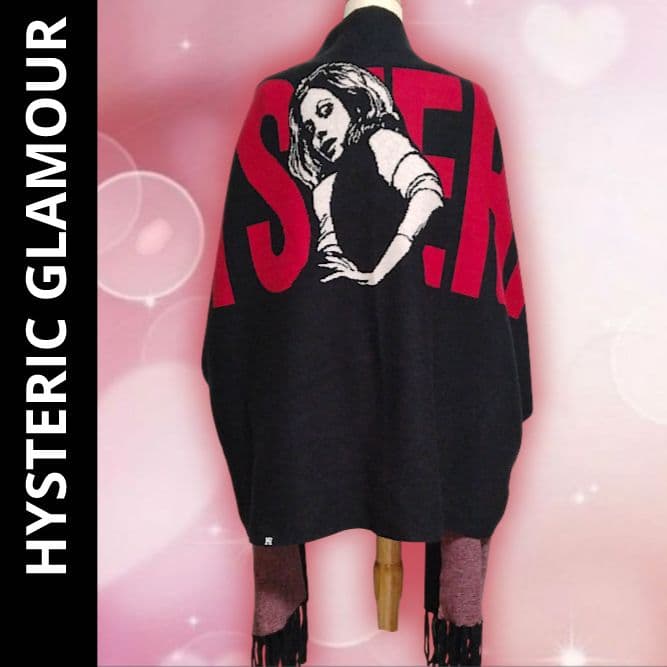 希少 ヒステリックグラマー VIXENGIRLジャガード ショールカーディガン