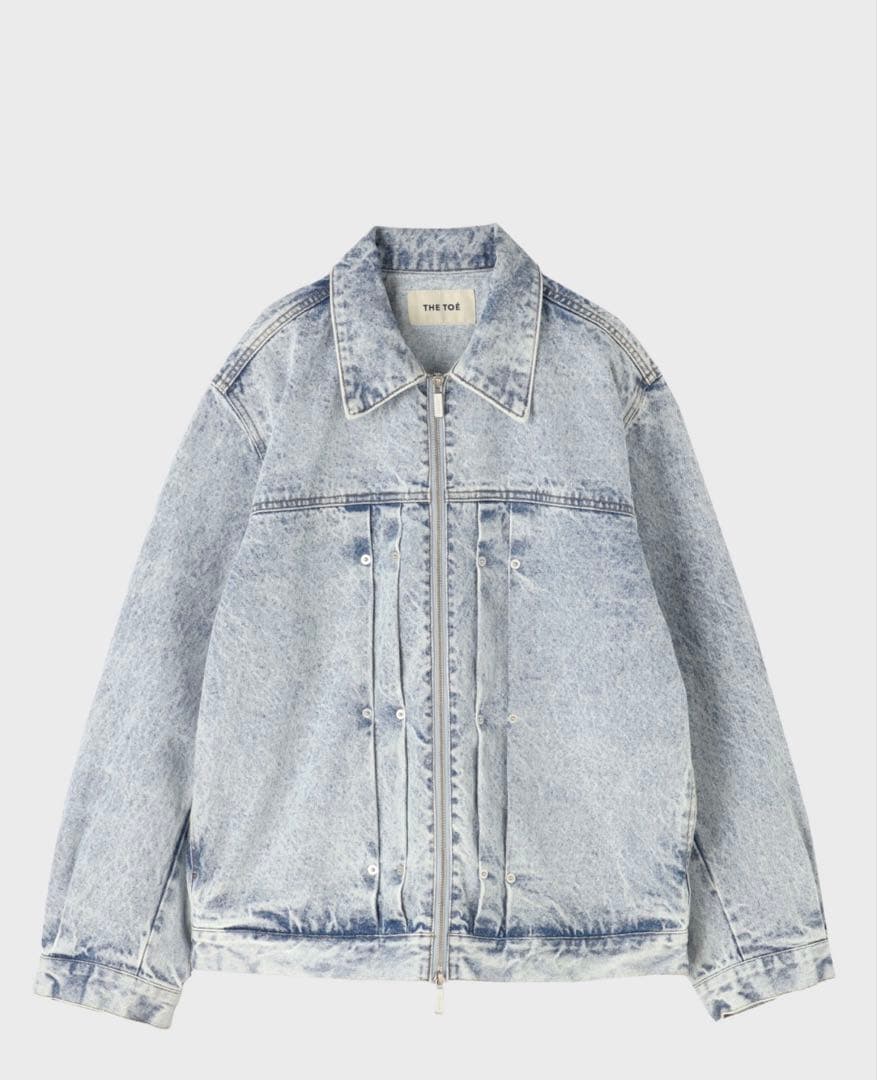 【新品】THE TOÉ Olympia denim jaket blue S