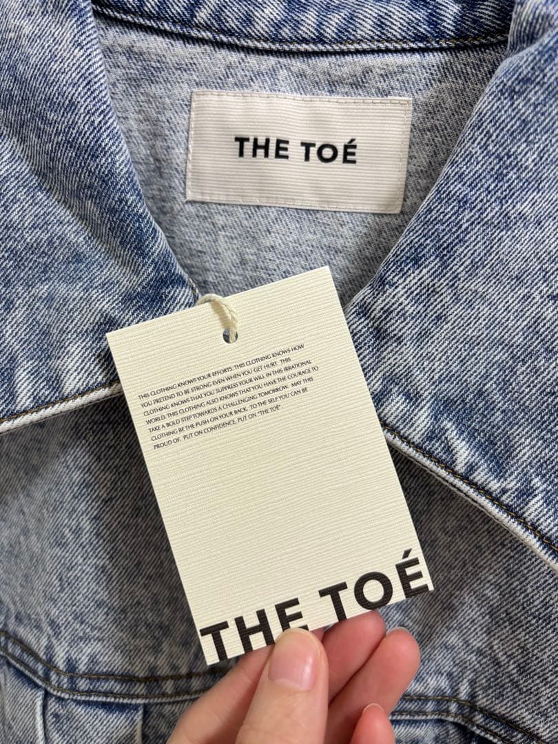 【新品】THE TOÉ Olympia denim jaket blue S
