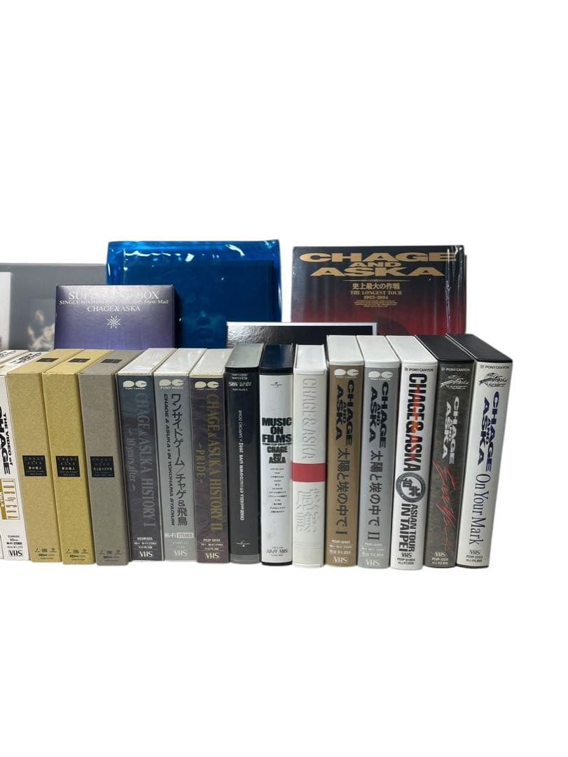 CHAGE&ASKA CD VHS 8cmCD 大量 まとめ売り 帯あり多数