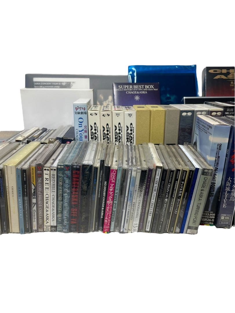 CHAGE&ASKA CD VHS 8cmCD 大量 まとめ売り 帯あり多数