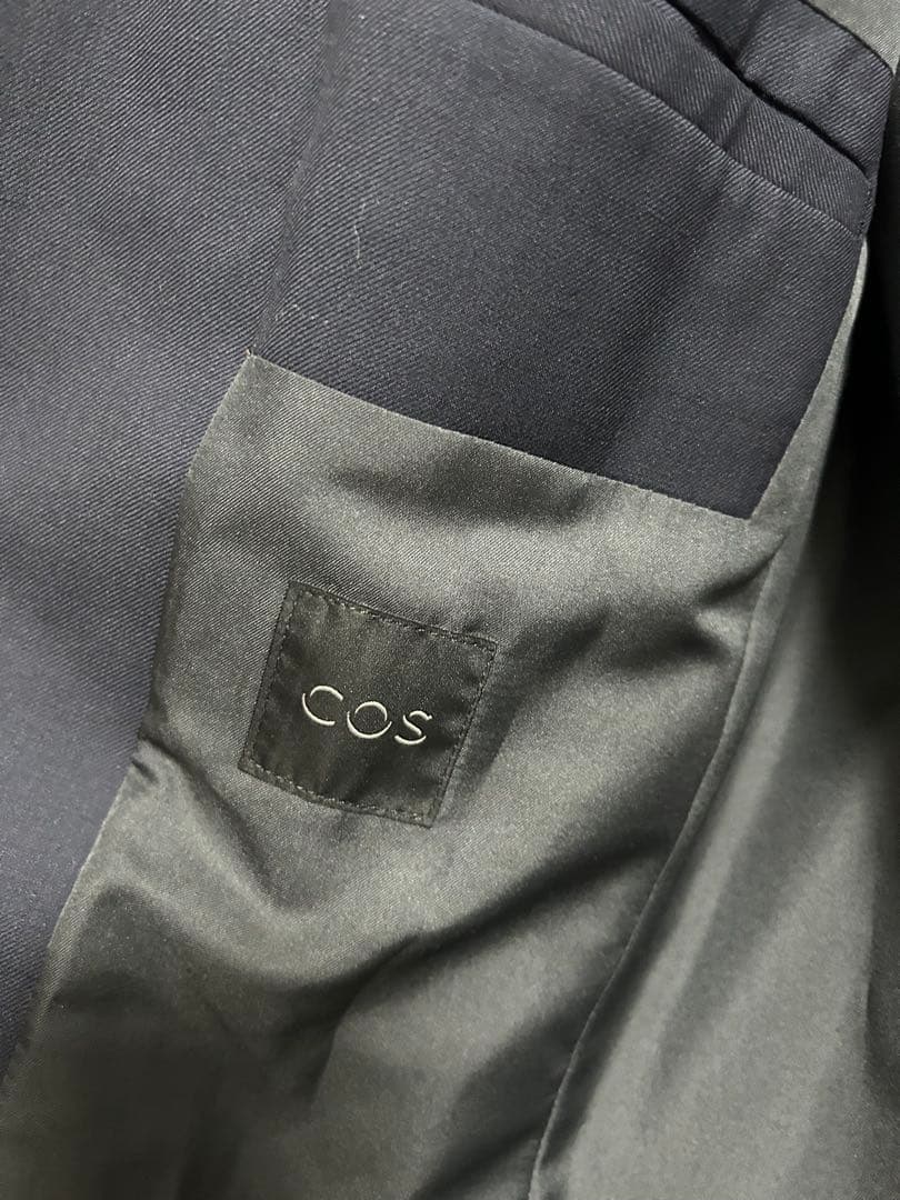 k*w様 COS ノーカラージャケット　ネイビー